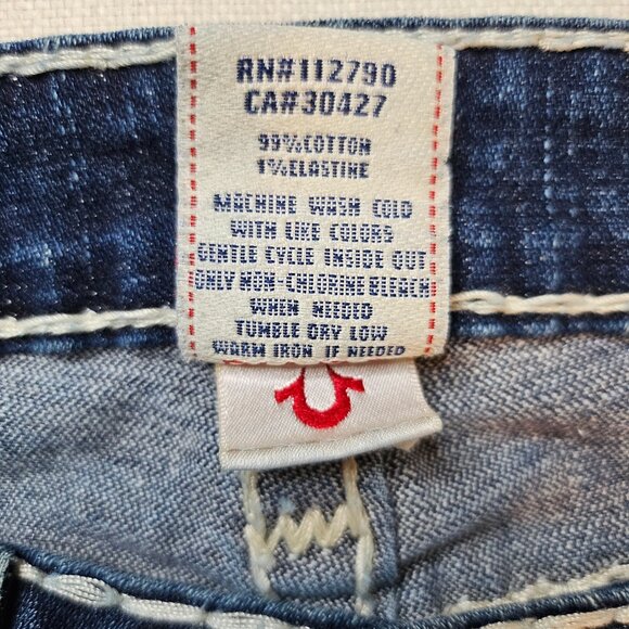 True Religion Women's Bobby Super T Flare Jeans - Size 28 - Picture 7 of 10